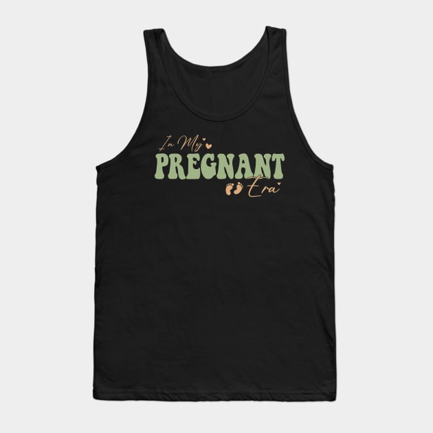 In My Pregnant Era Pregnancy New Mom Mother's Day Tank Top by inksplashcreations